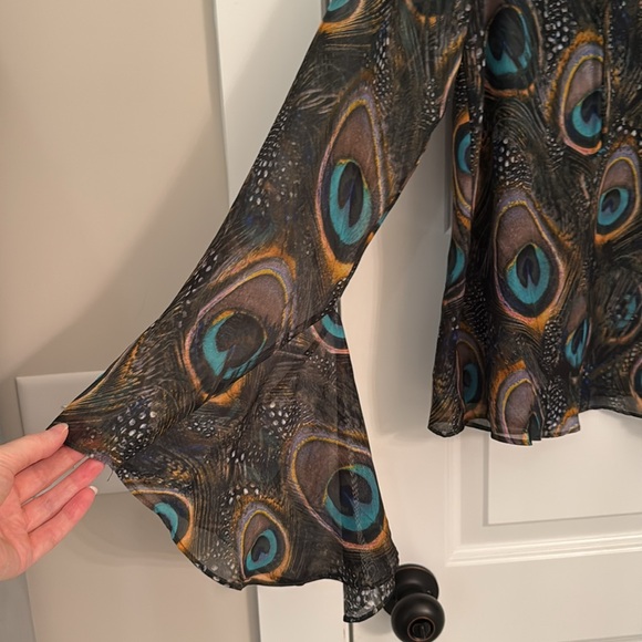 Show Me Your Mumu The Zuko Peacock Printed Top - Picture 6 of 10